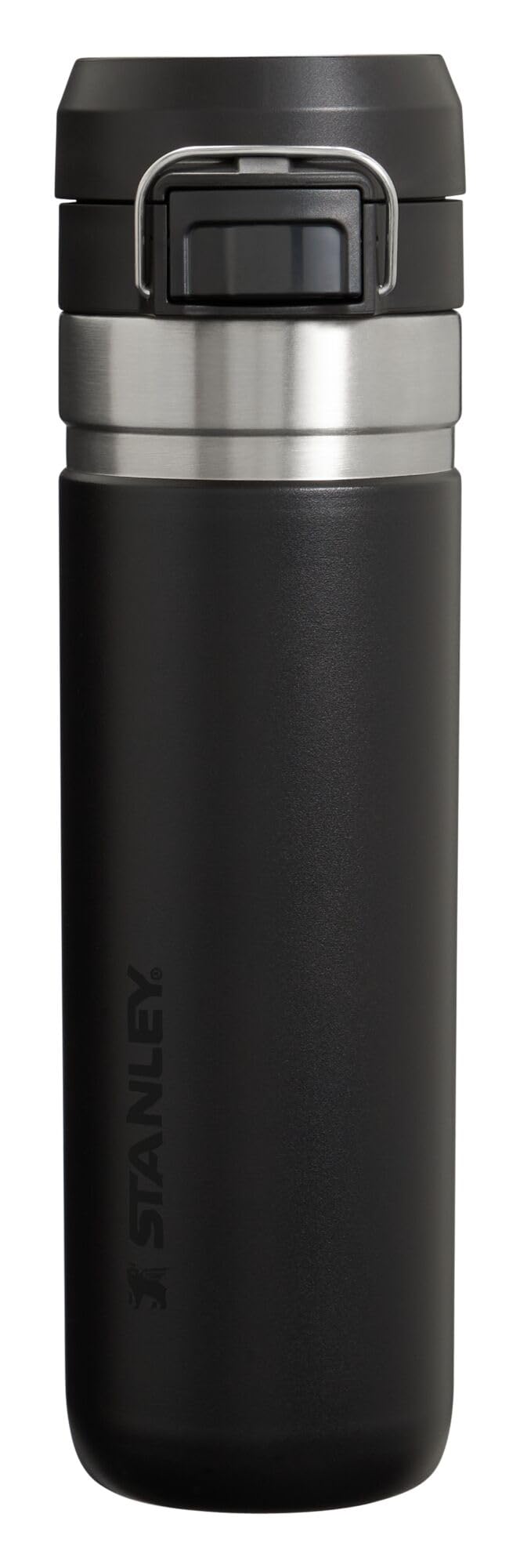 STANLEY Quick Flip GO Water Bottle 24 oz | Push Button Lid | Leakproof and Packable for Travel and Sports | Insulated Stainless Steel | BPA-Free | Lilac 2.0