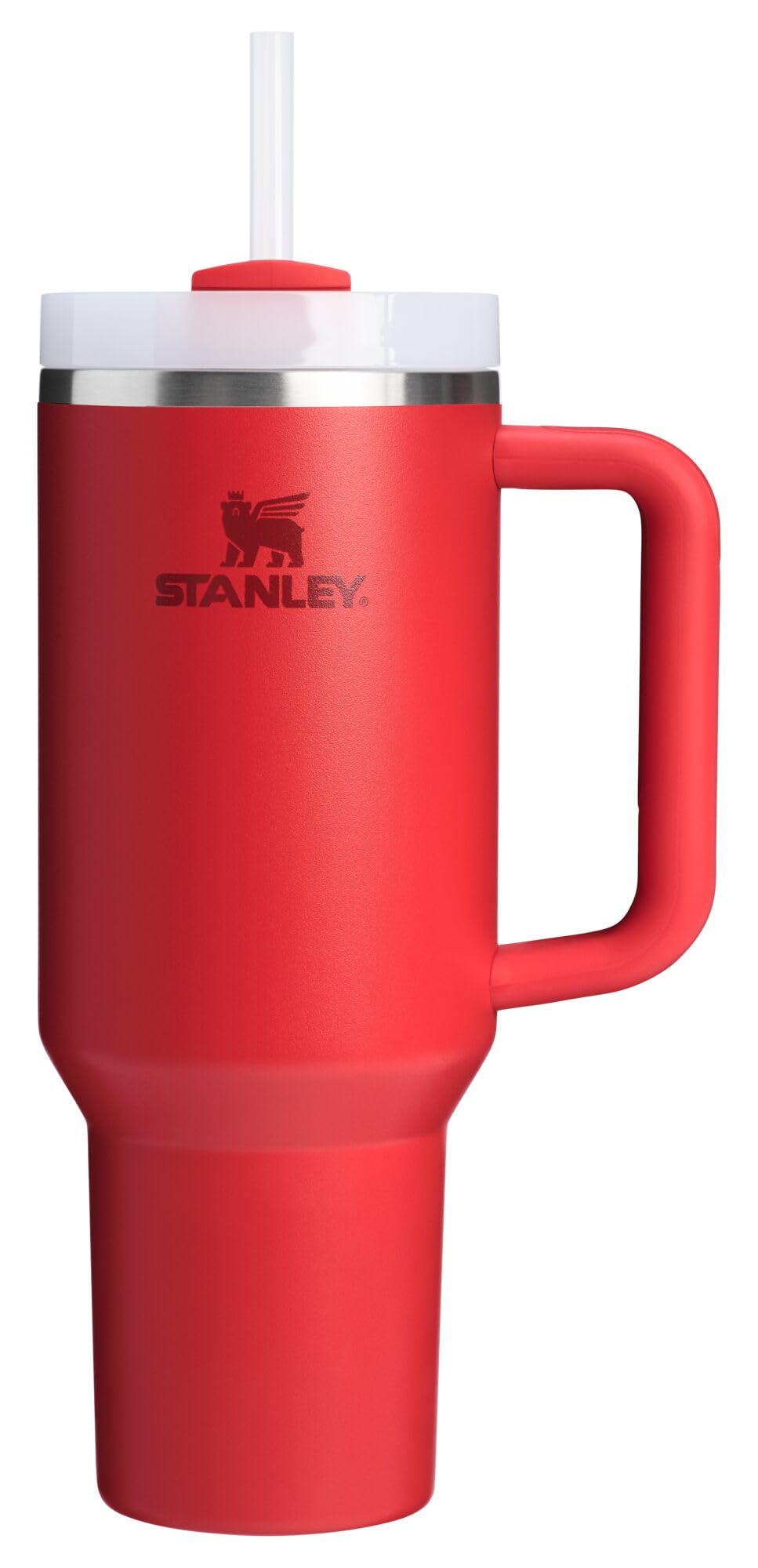 STANLEY Quencher H2.0 Tumbler with Handle and Straw 40 oz | Flowstate 3-Position Lid | Cup Holder Compatible for Travel | Insulated Stainless Steel Cup | BPA-Free | Cream 2.0
