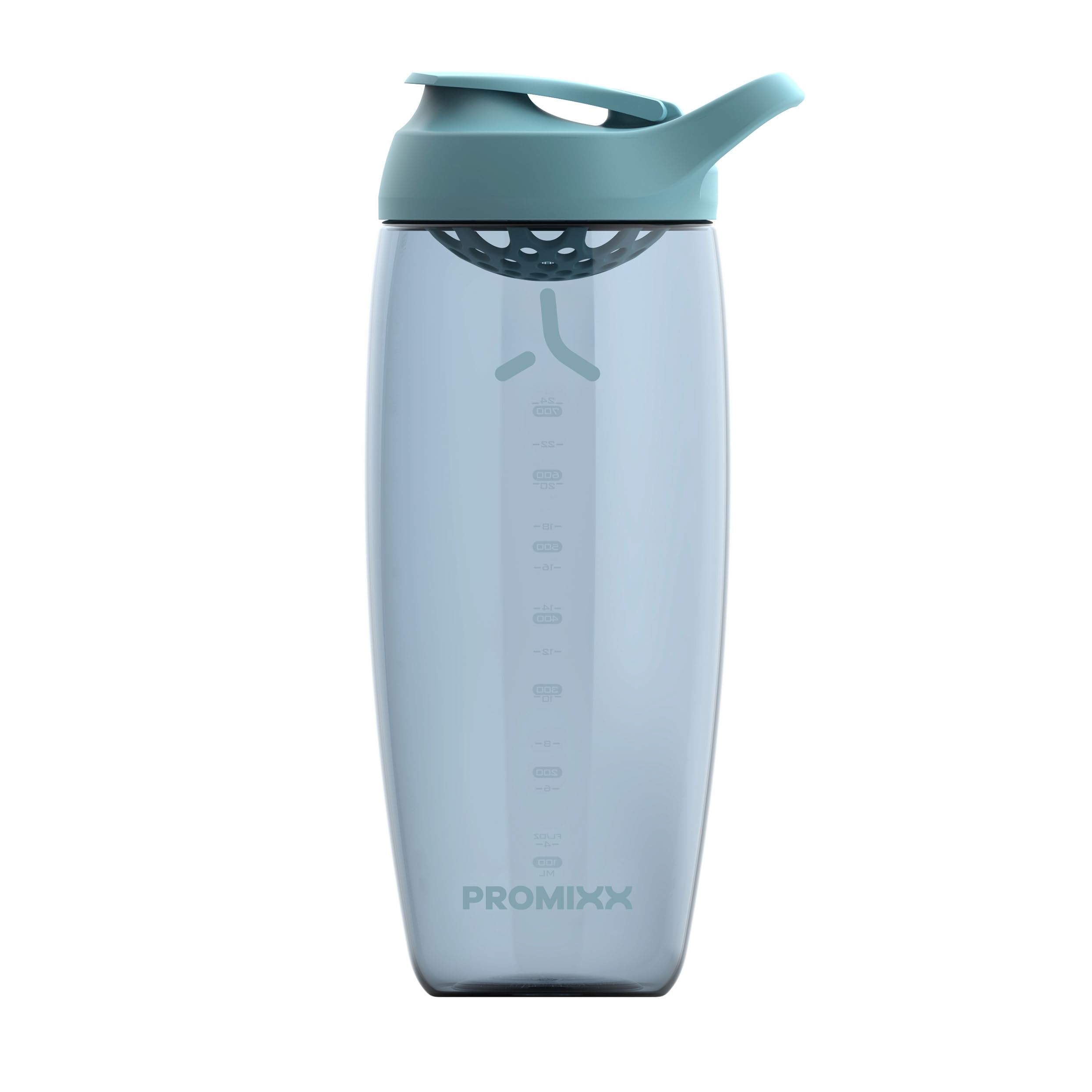 Promixx Pursuit Protein Shaker Bottle (24 oz) – Silent No-Ball Mixer, Leak-Proof Lid, BPA/BPS & Phthalate-Free ECOZEN – Easy-Clean Shaker Cup for Protein Shakes, Pre & Post-Workout Smoothies