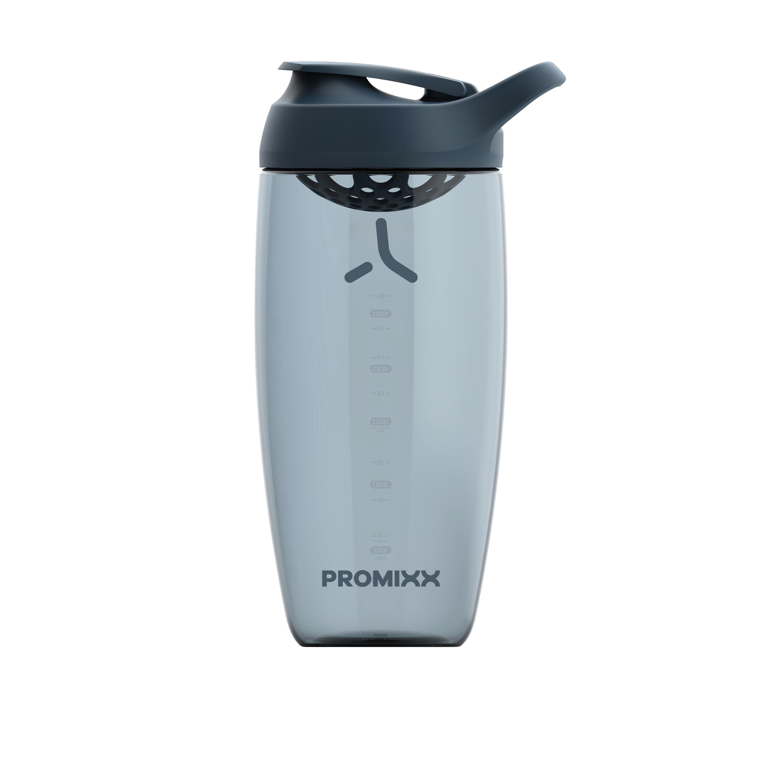 Promixx Pursuit Protein Shaker Bottle (24 oz) – Silent No-Ball Mixer, Leak-Proof Lid, BPA/BPS & Phthalate-Free ECOZEN – Easy-Clean Shaker Cup for Protein Shakes, Pre & Post-Workout Smoothies