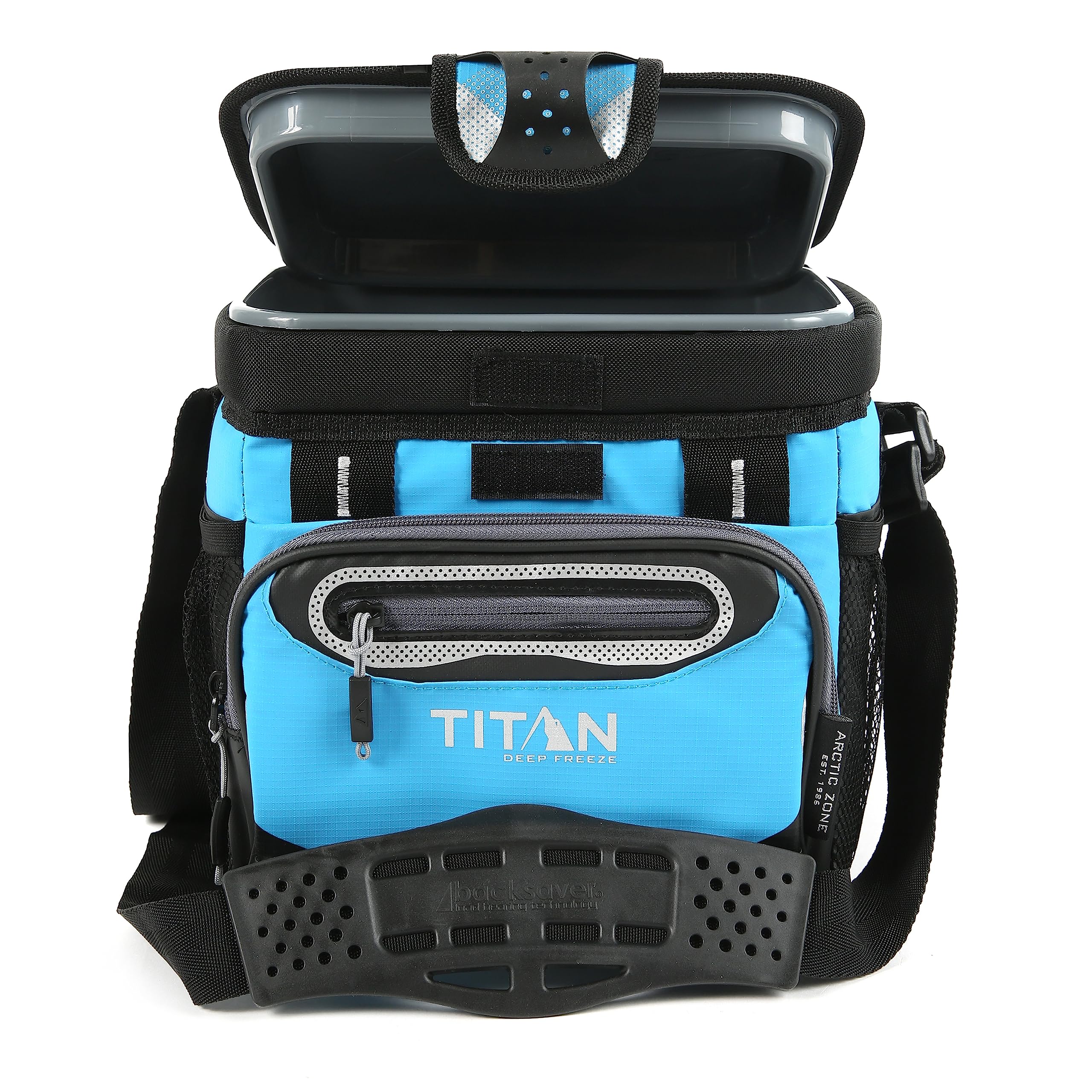 Titan by Arctic Zone Deep Freeze Cooler - Zipperless Hardbody Cooler - Deep Freeze Insulation, HardBody Liner, and SmartShelf
